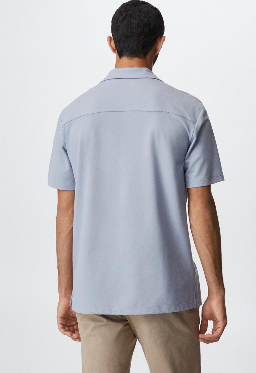MANGO - Bonheur modal-blend shirt - medium grey