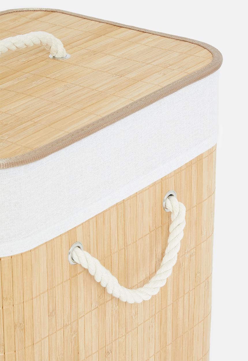 H&S - Bamboo laundry basket - neutral 