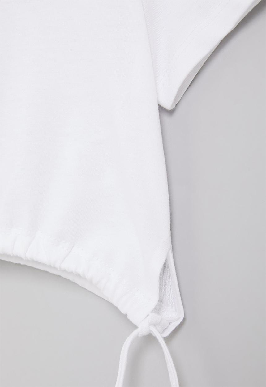 Superbalist - Tie front top - white