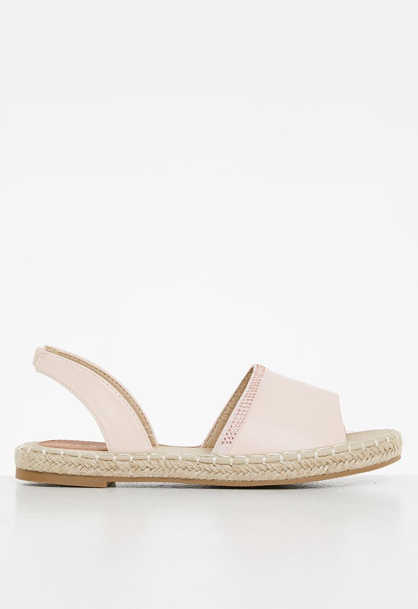 edit - Trinity open toe espadrille - oatmilk