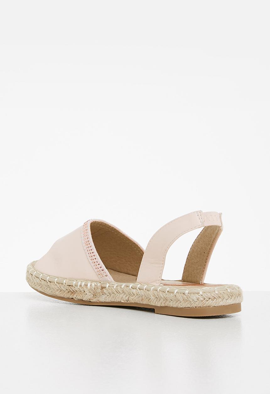 edit - Trinity open toe espadrille - oatmilk