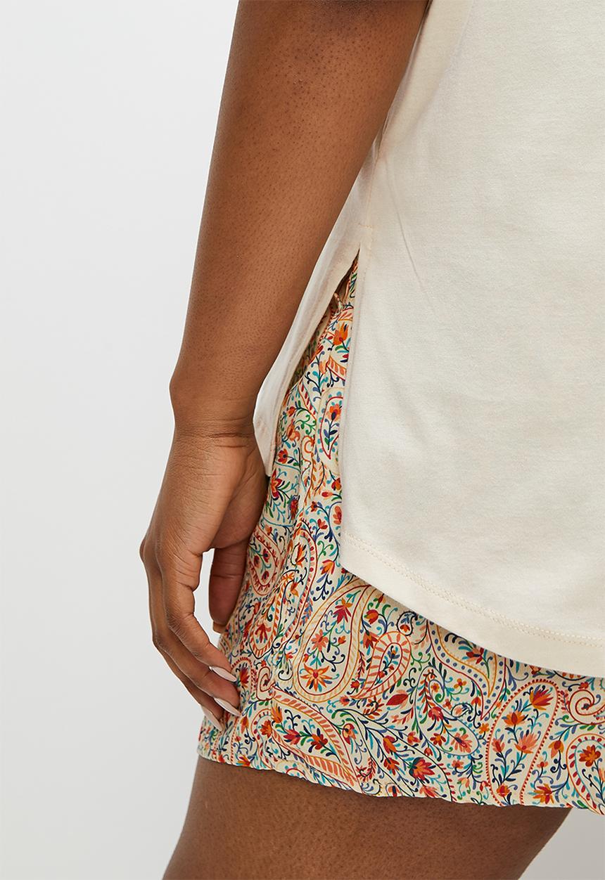 Superbalist - Split hem oversized tee - ecru