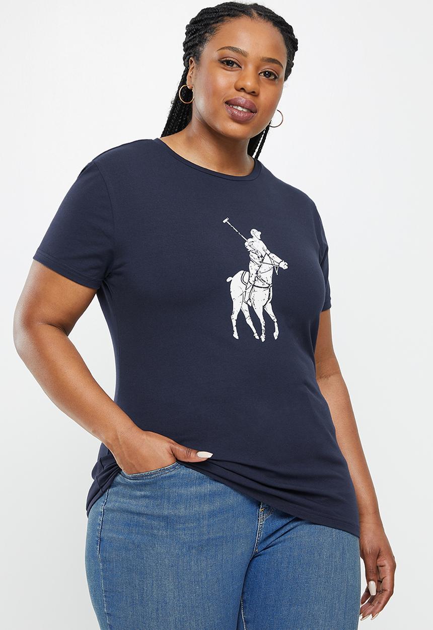 POLO - Plus allie short sleeve pony T-shirt - navy