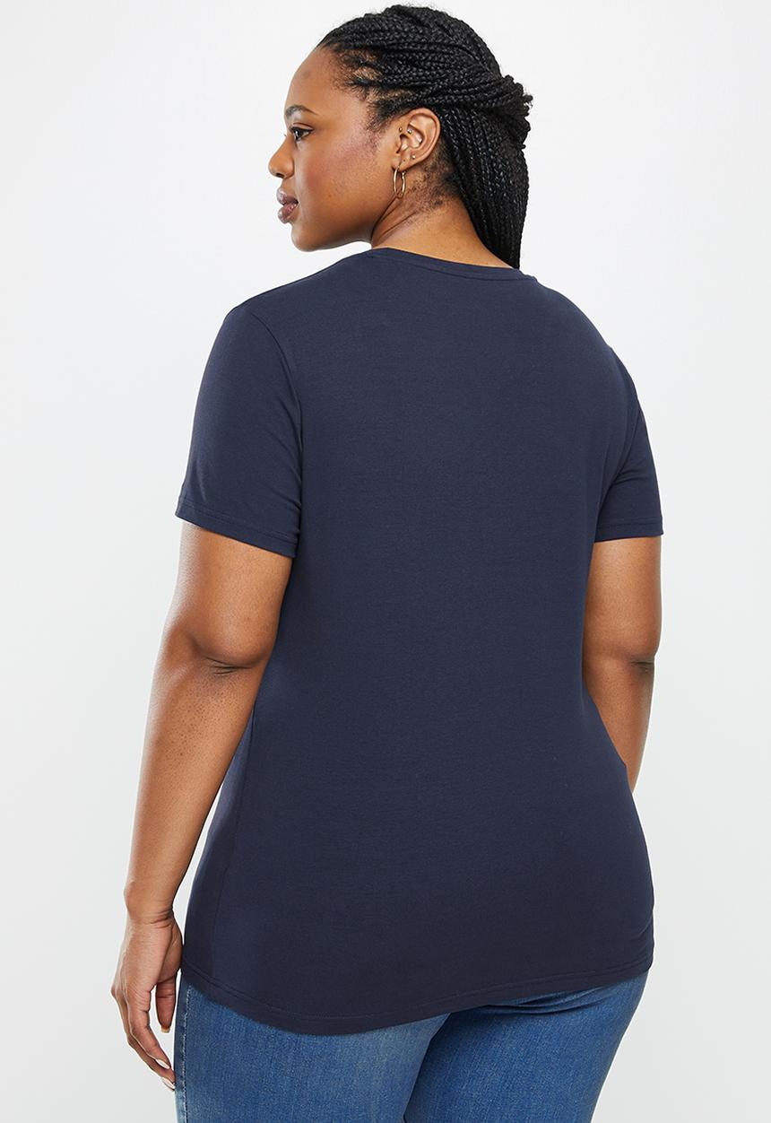 POLO - Plus allie short sleeve pony T-shirt - navy