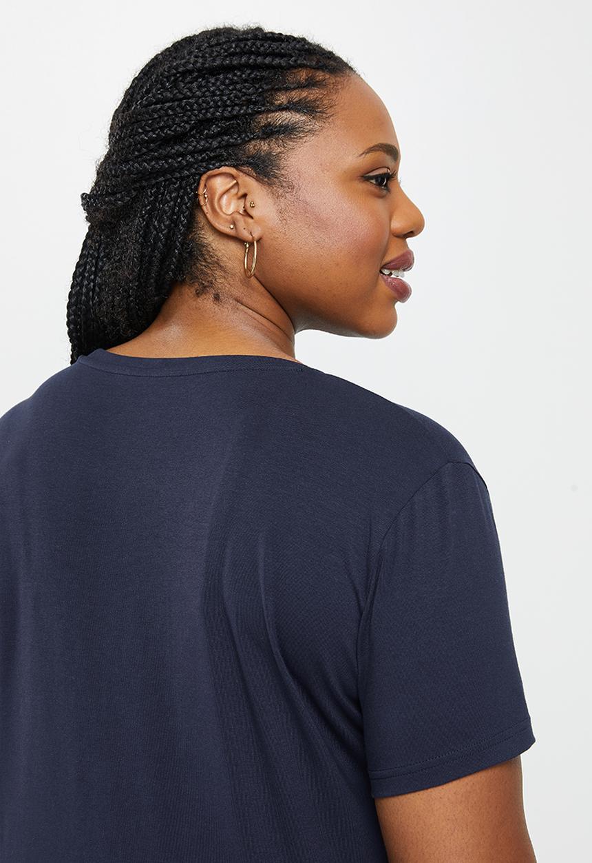 POLO - Plus allie short sleeve pony T-shirt - navy