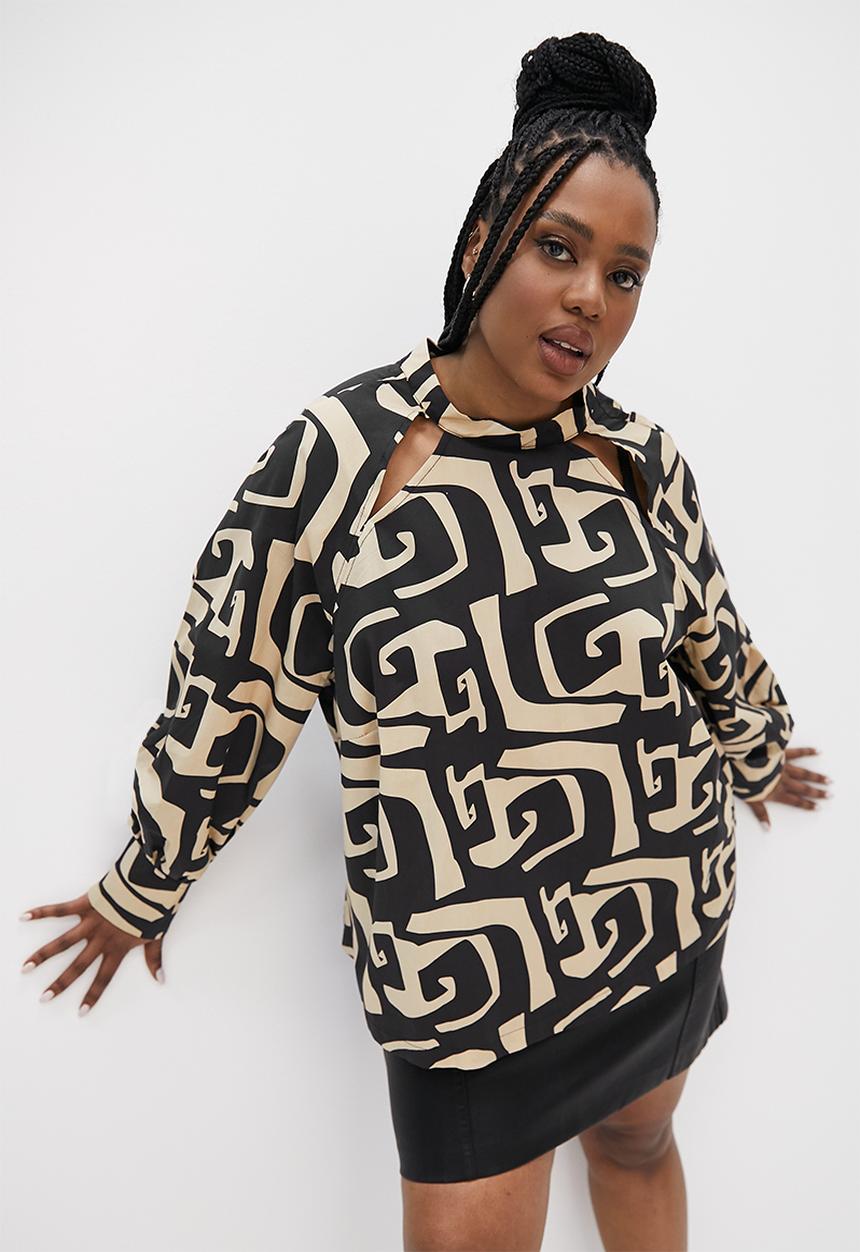 Superbalist - Lulama Wolf cut-out blouse - The maze