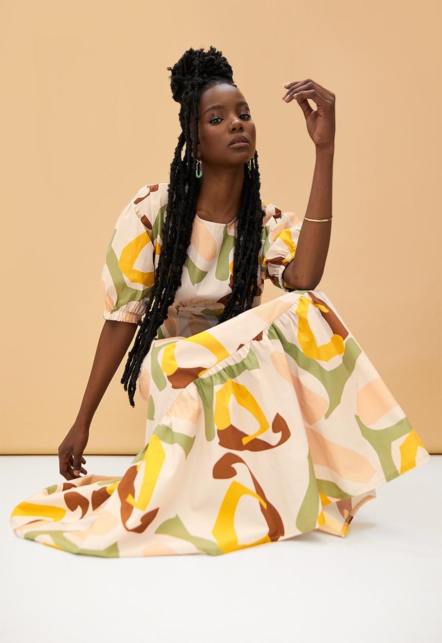 Superbalist - Lulama Wolf tiered dress - Eden