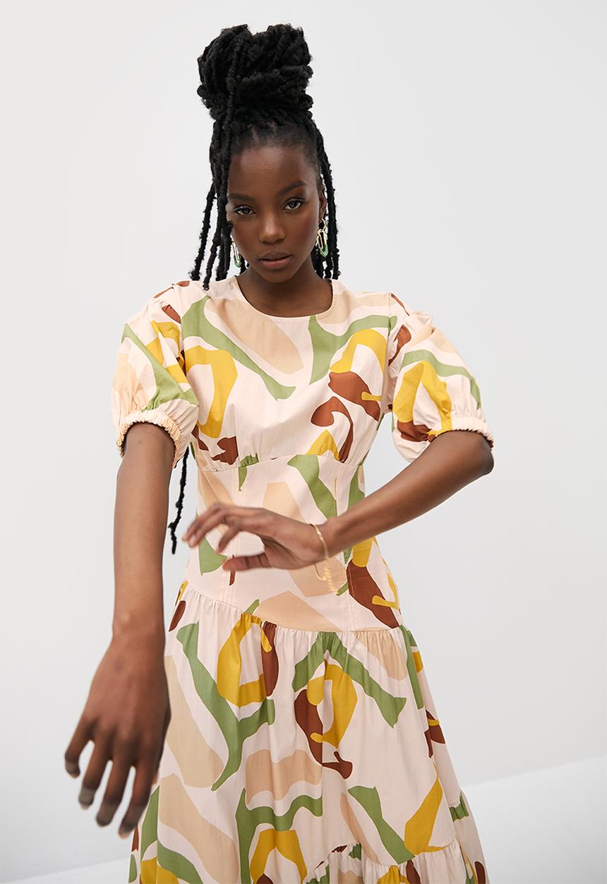 Superbalist - Lulama Wolf tiered dress - Eden