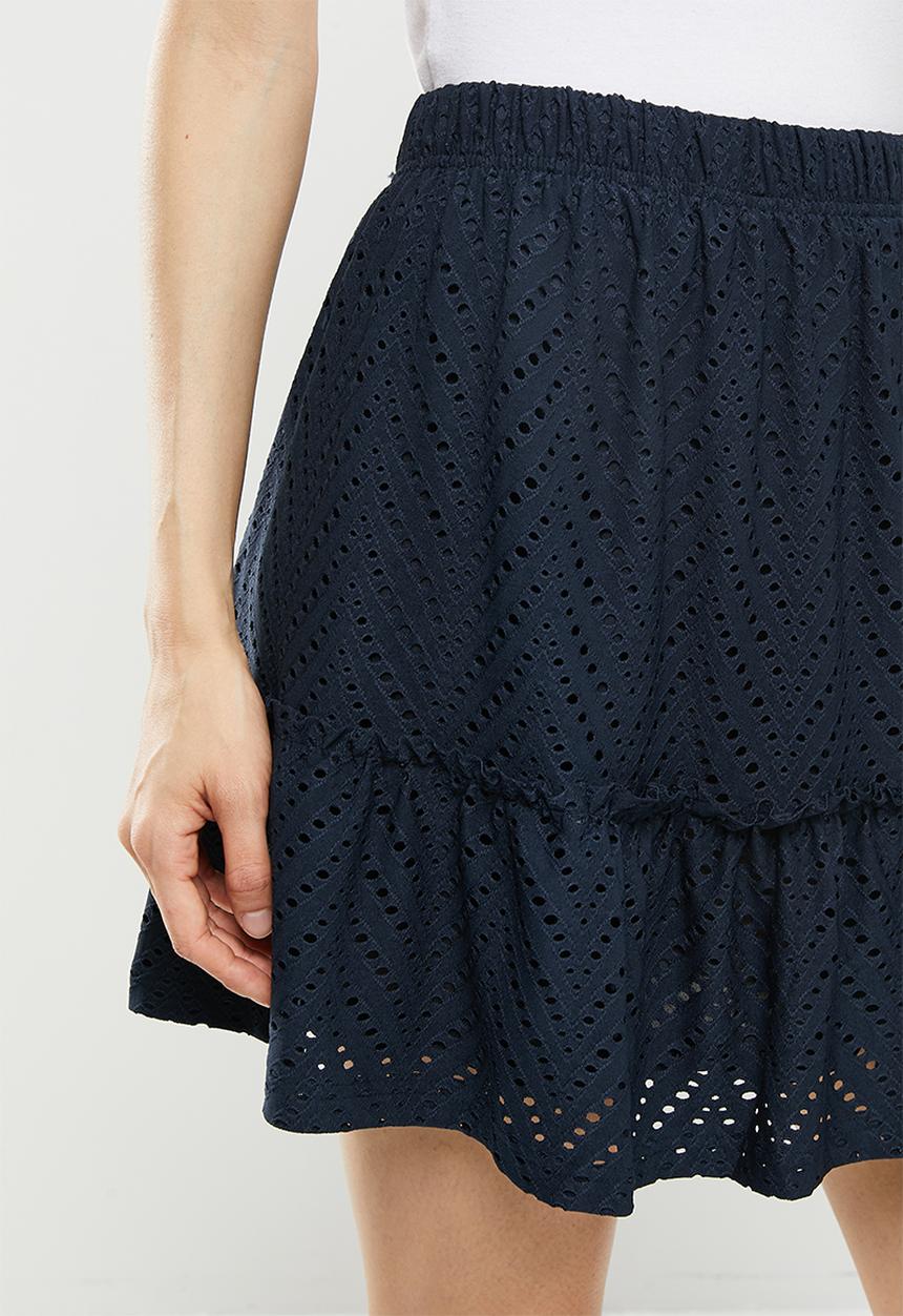 Jacqueline de Yong - Carla cathinka frill skirt - sky captain