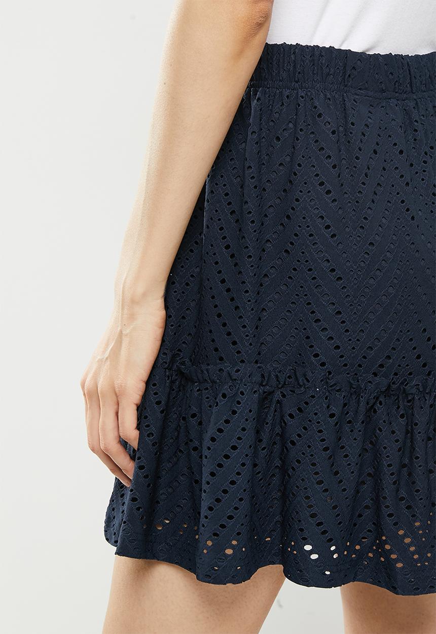 Jacqueline de Yong - Carla cathinka frill skirt - sky captain