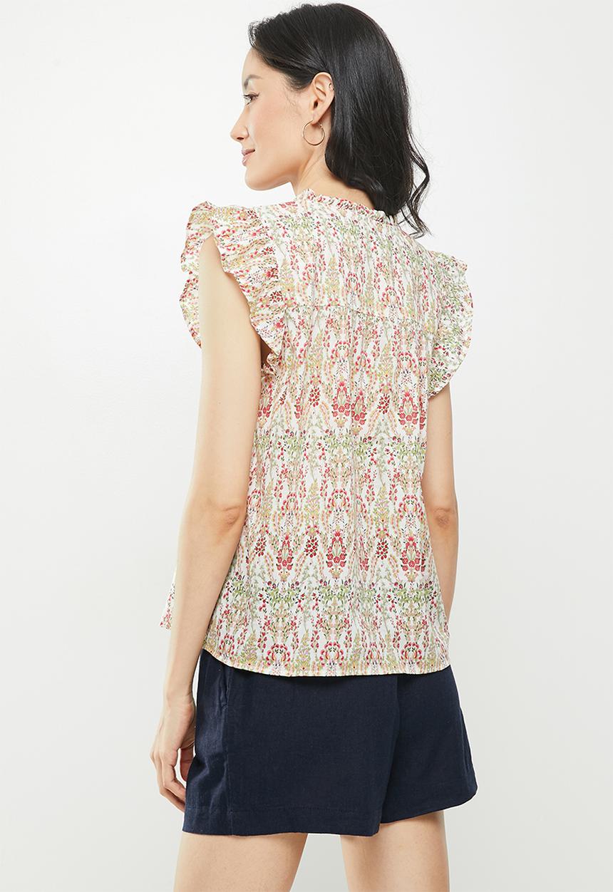 Jacqueline de Yong - Rosie sleeveless top - cloud dancer