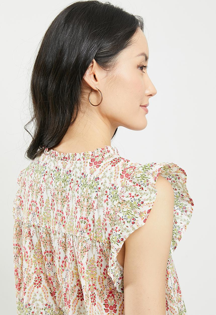 Jacqueline de Yong - Rosie sleeveless top - cloud dancer