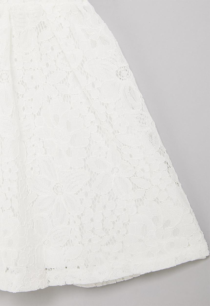 Pop Candy - Girls lace dress - white