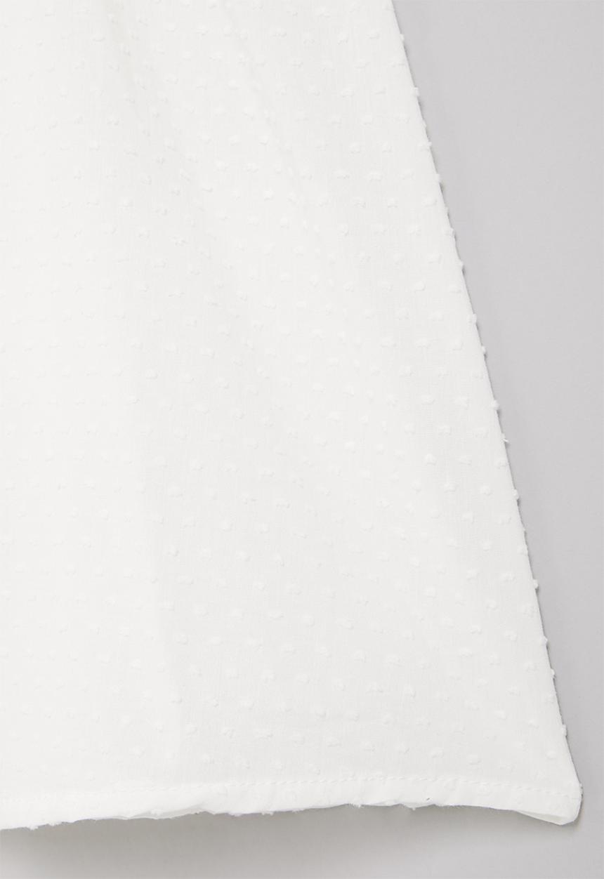 Pop Candy - Girls flutter sleeve dress - white