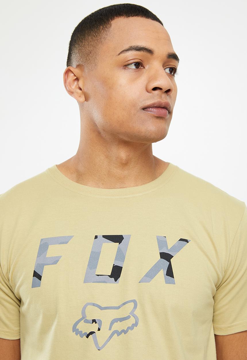 Fox - Camo moth short sleeve tee - bark