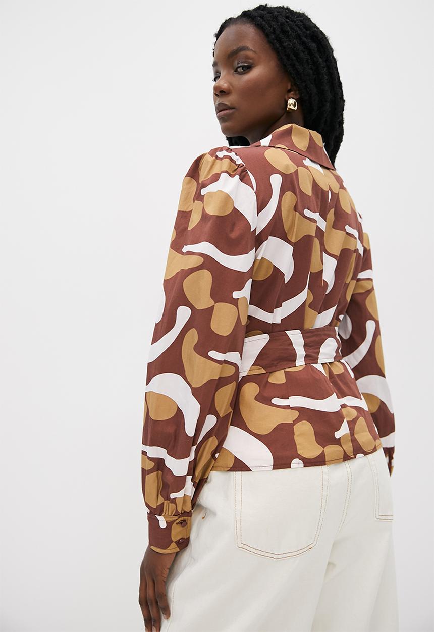 Superbalist - Lulama Wolf wrap blouse - Sensitivity