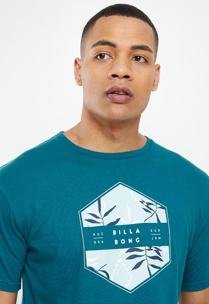 Billabong  - Access short sleeve tee - mid blue