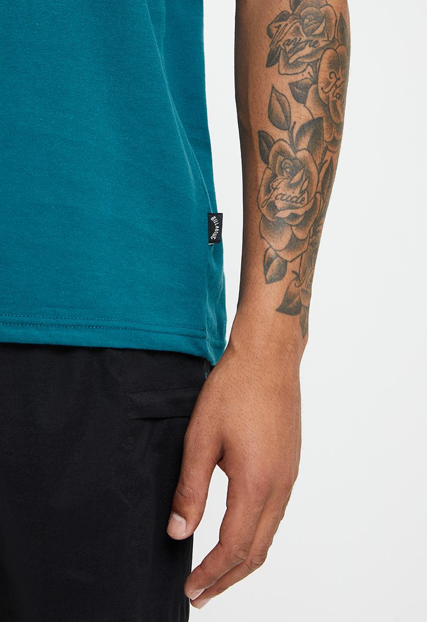 Billabong  - Access short sleeve tee - mid blue