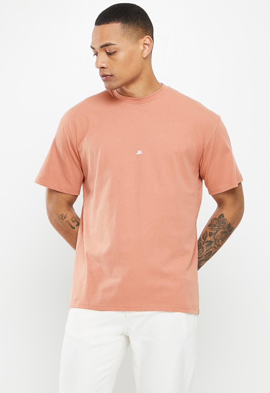 Jonathan D - Duke crewneck T-shirt box fit - mauve