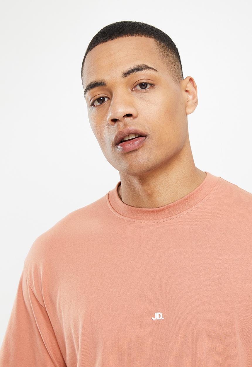 Jonathan D - Duke crewneck T-shirt box fit - mauve