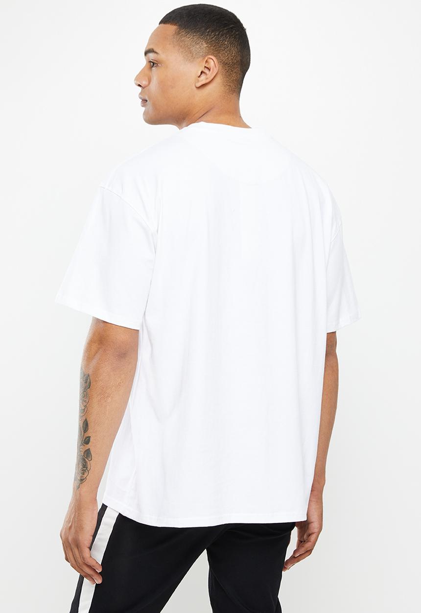 Jonathan D - Bowie boxfit T-shirt with front print - white