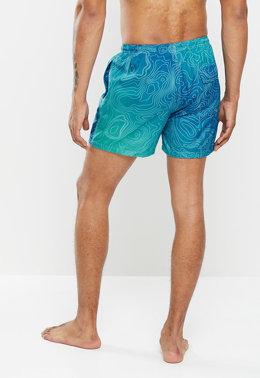 basicthread - Geo print swim short - multi