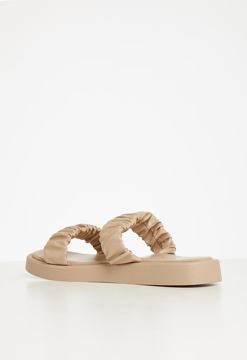 edit - Alison 2 strap weave sandal - tan