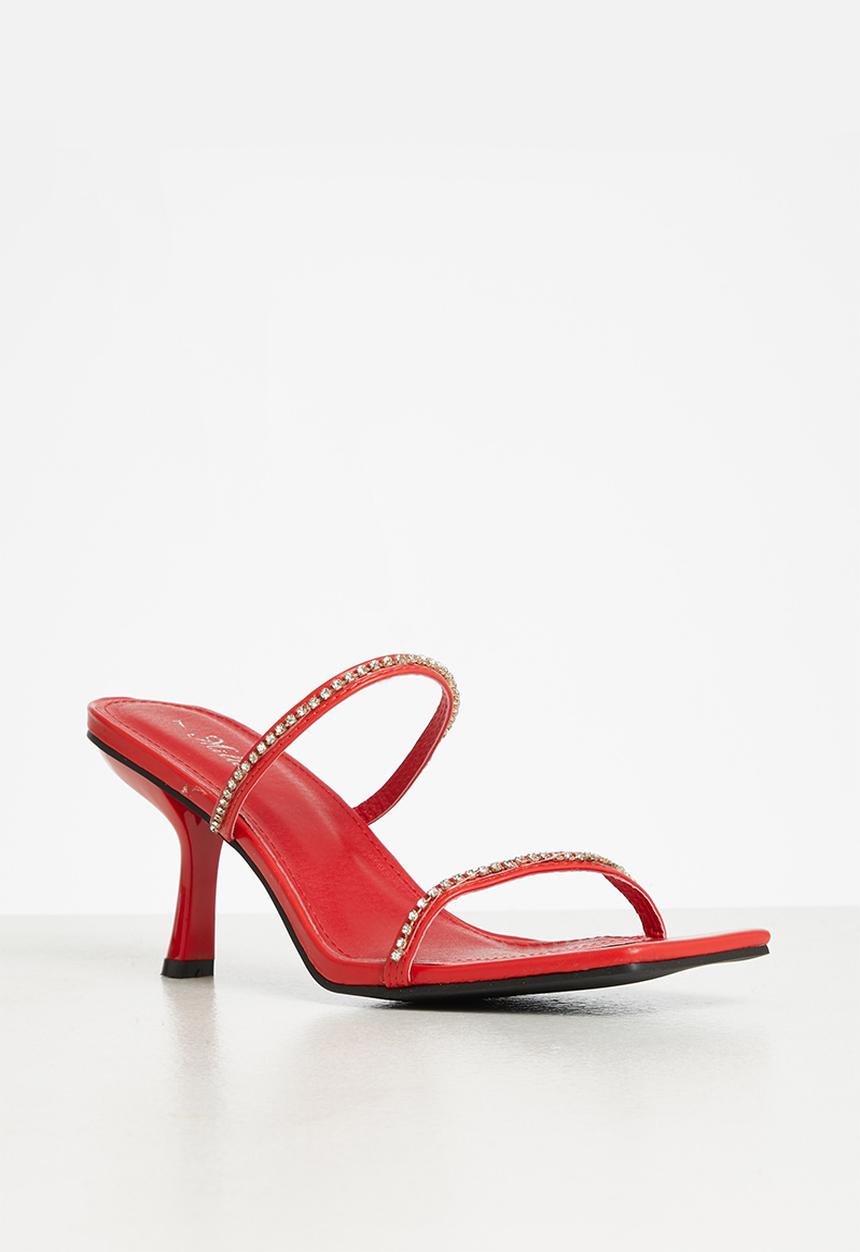MILLA - Aniqah embellished mule - red