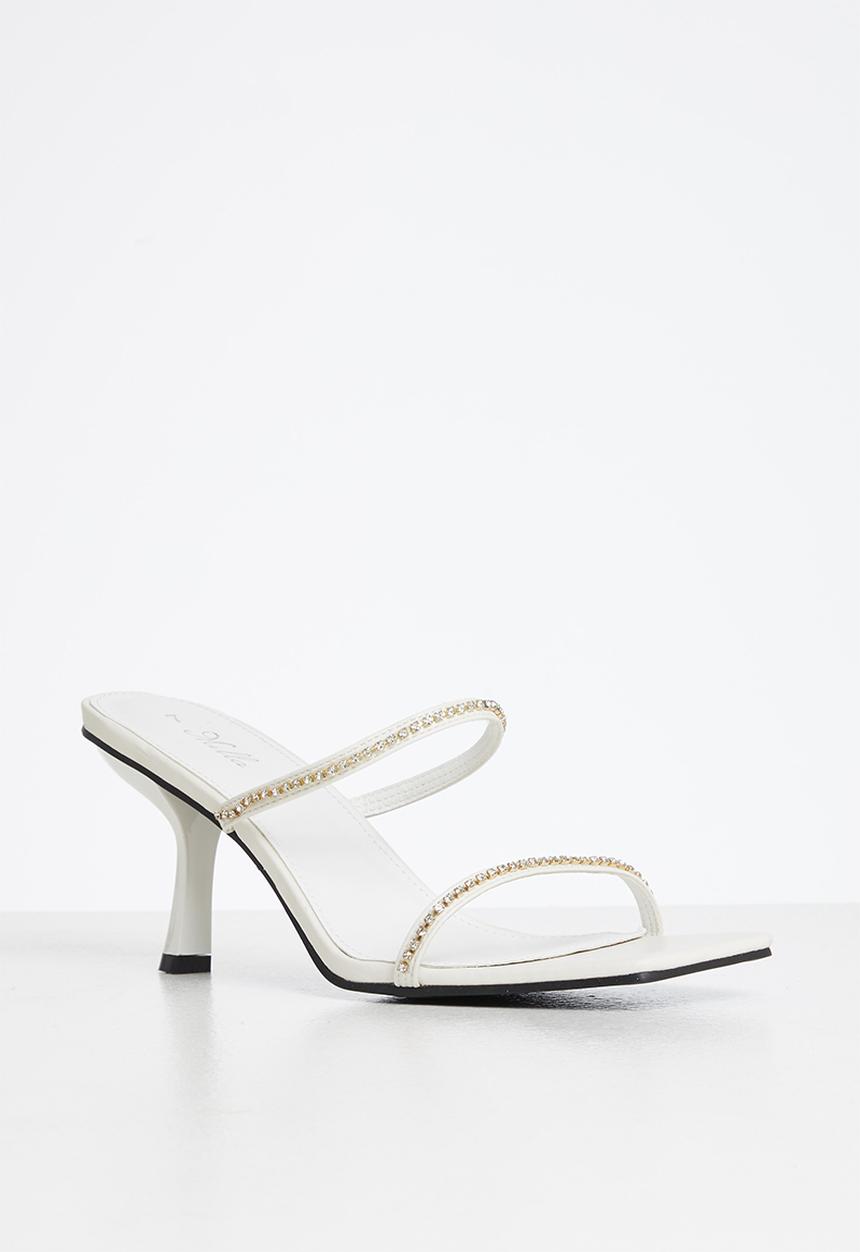 MILLA - Aniqah embellished mule - milk