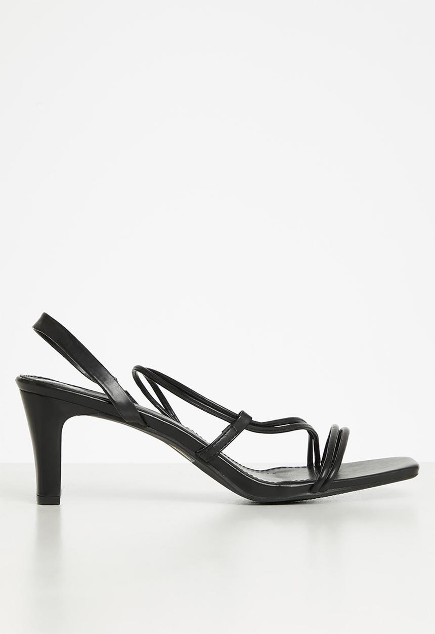 edit - Piper slingback block heel - black
