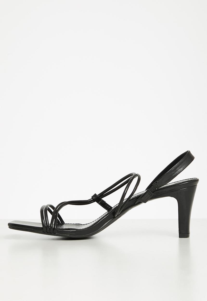 edit - Piper slingback block heel - black