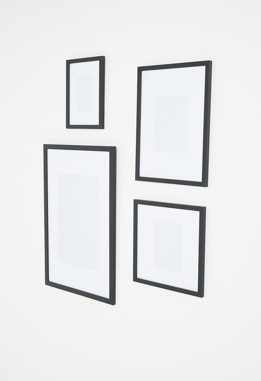 Sixth Floor - Gallery wall frame set of 4 - black
