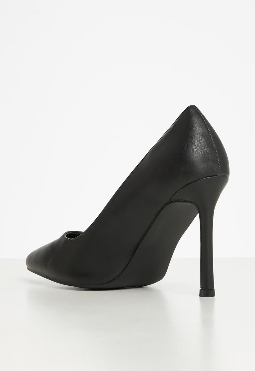 edit - Basic court stilleto - black