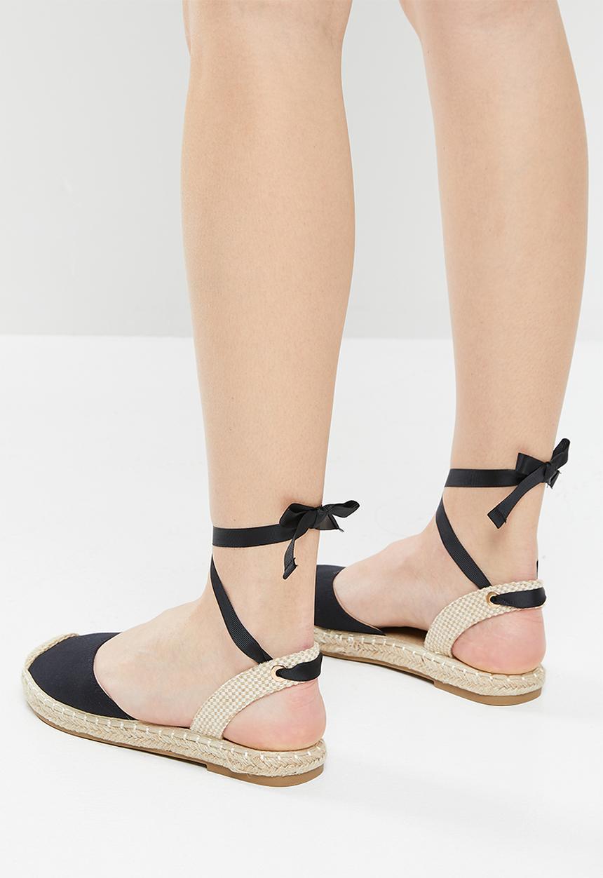 Superbalist - Zoey ankle tie - black