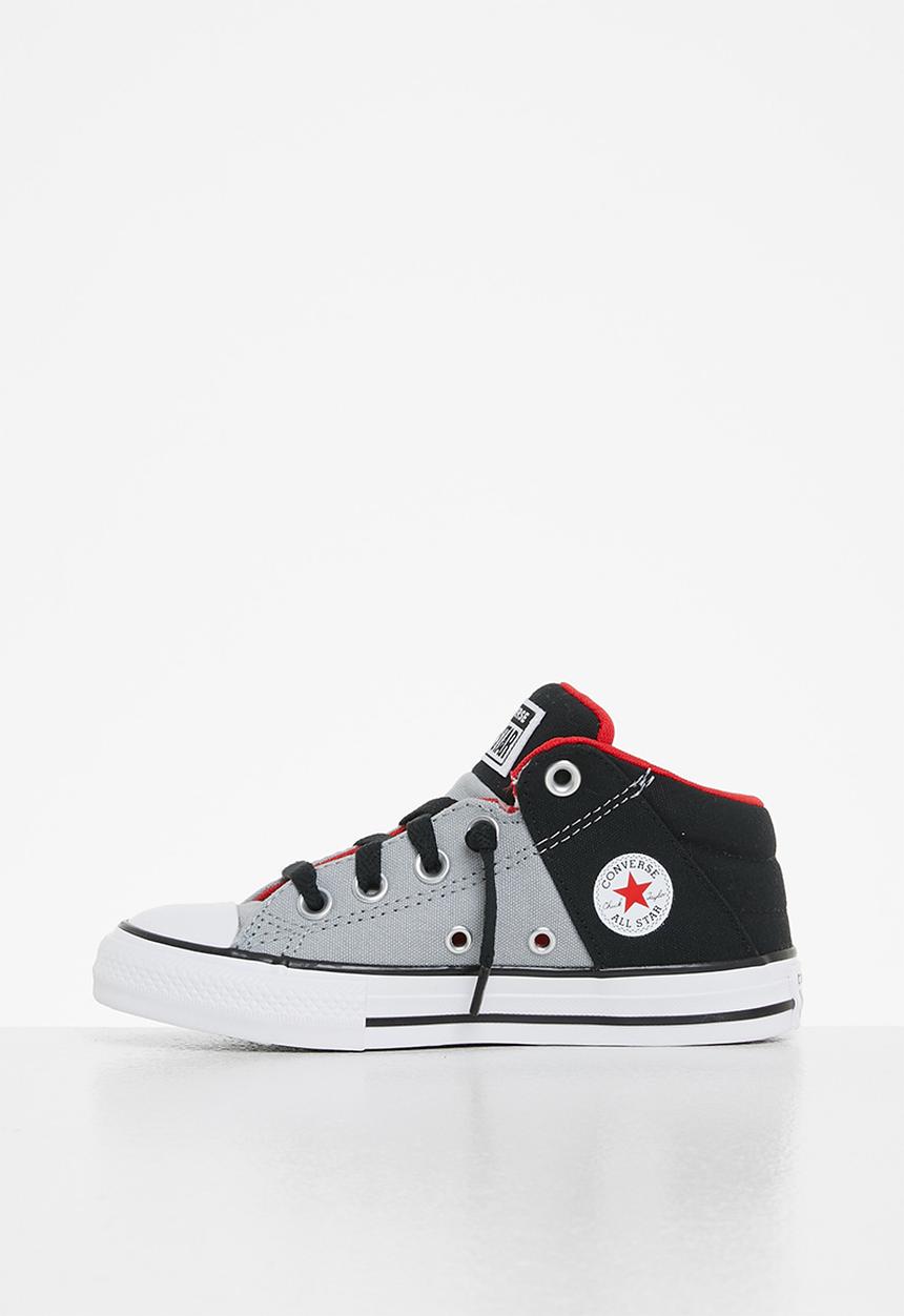Converse - Chuck taylor all star axel  - ash stone, black & university red