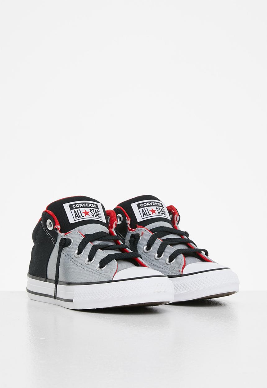 Converse - Chuck taylor all star axel  - ash stone, black & university red