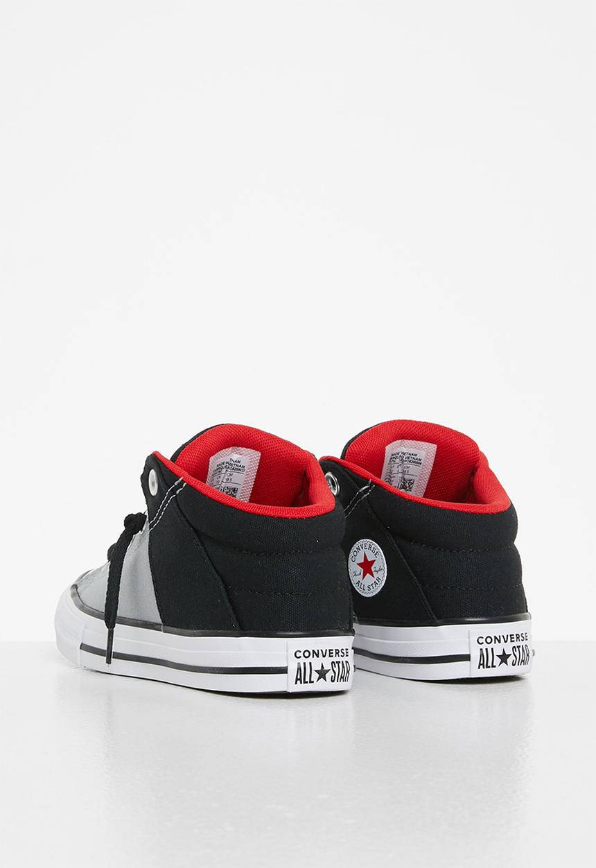 Converse - Chuck taylor all star axel  - ash stone, black & university red