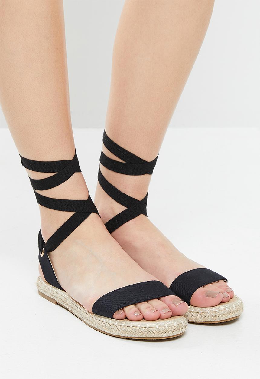 edit - Leilani espadrille sandal - black