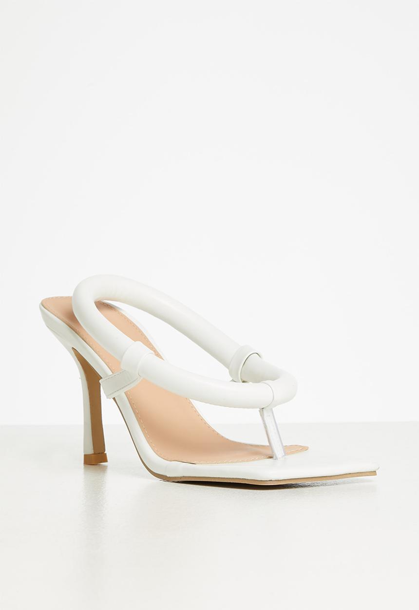 Superbalist - Skye puffed thong slingback - milk