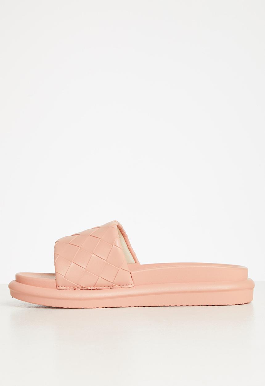 Superbalist - Embossed mule slide - pink