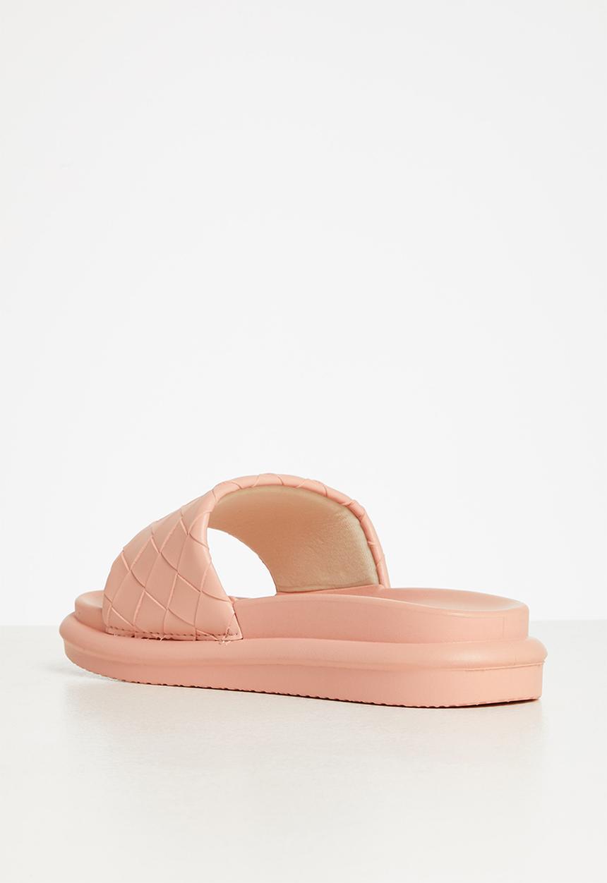 Superbalist - Embossed mule slide - pink
