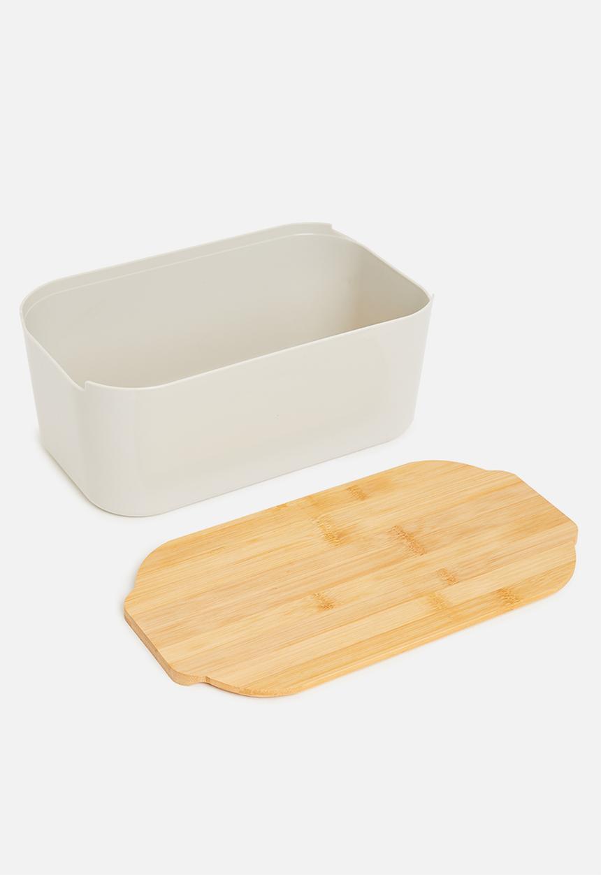 Excellent Houseware - Bread bin - ecru