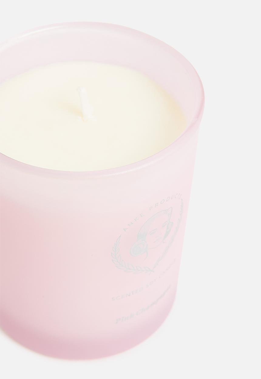 Anke Products - Pink champagne diffuser & candle gift set