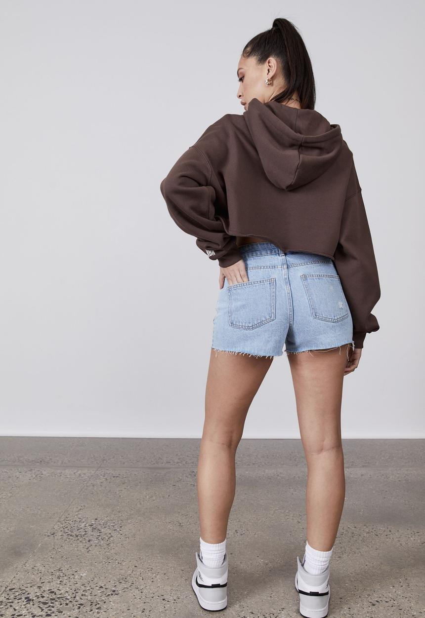 Factorie - Mini denim short - swell blue