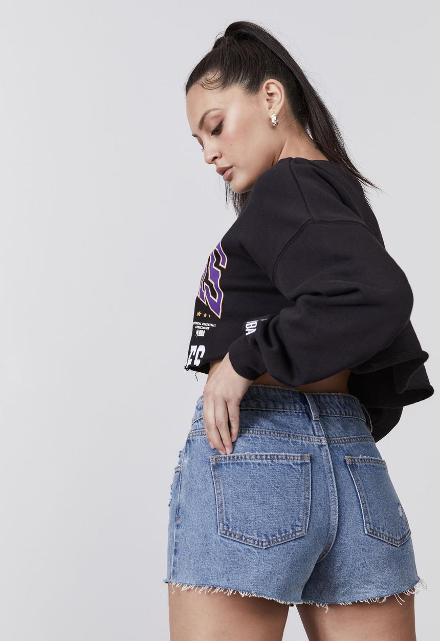 Factorie - Mini denim short - noughties blue