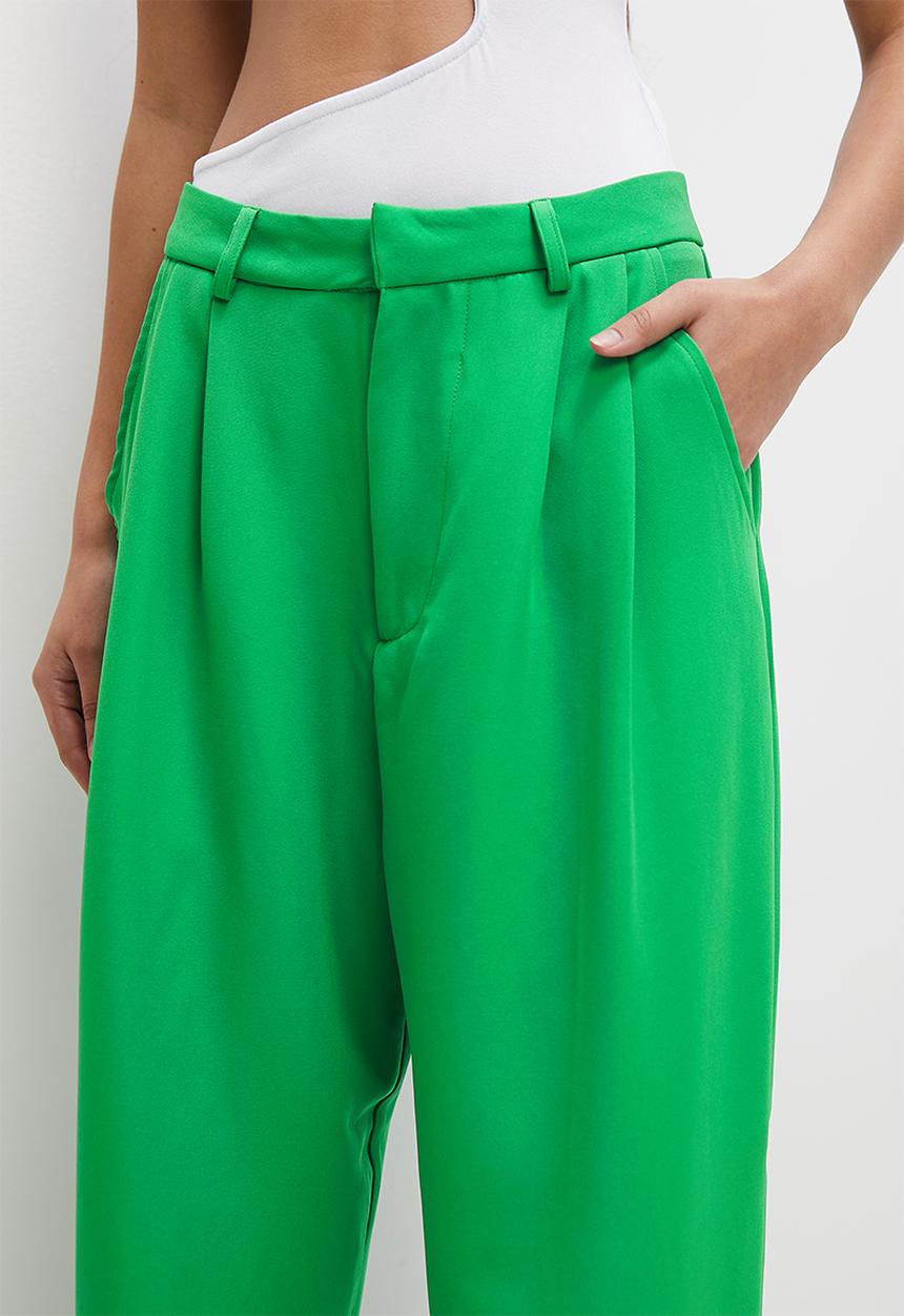 Superbalist - Midrise wideleg - bright green