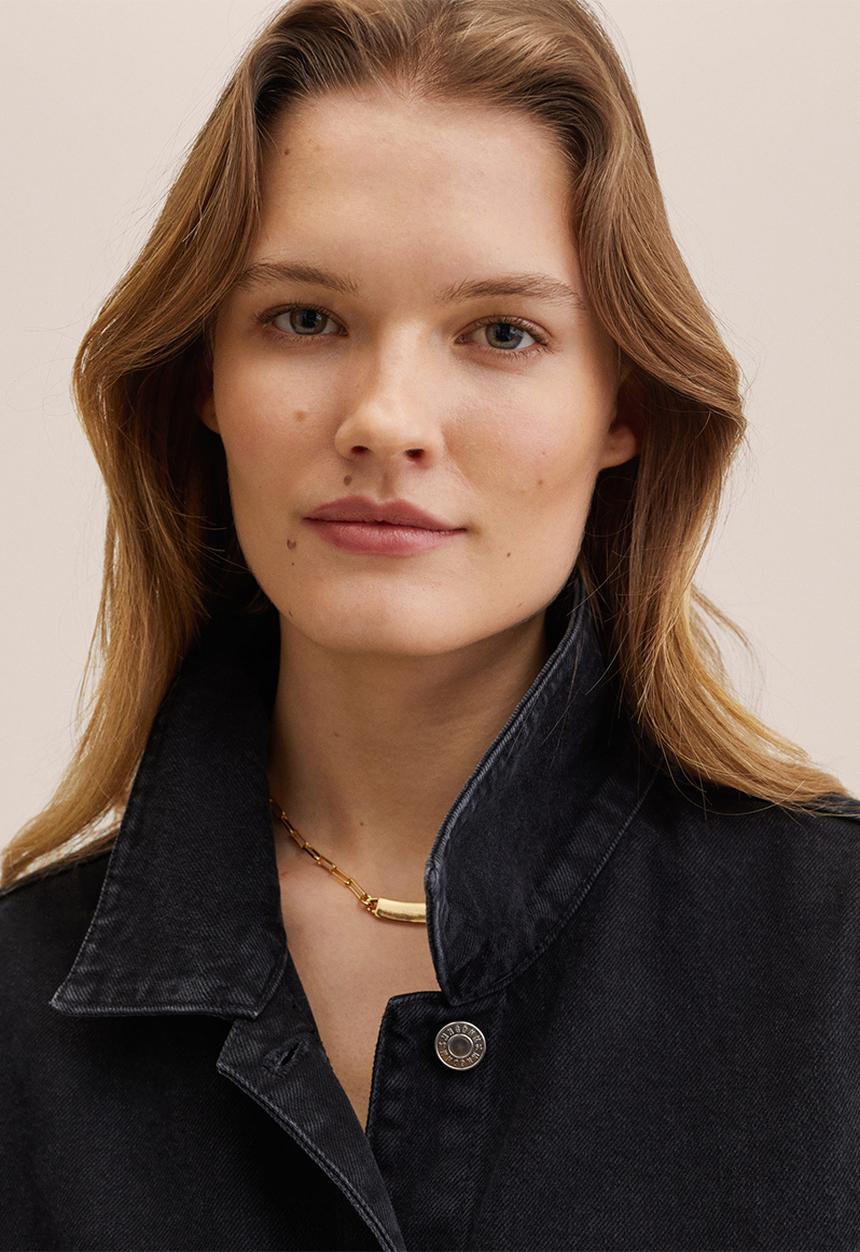 MANGO - Jacket flecos - dark grey