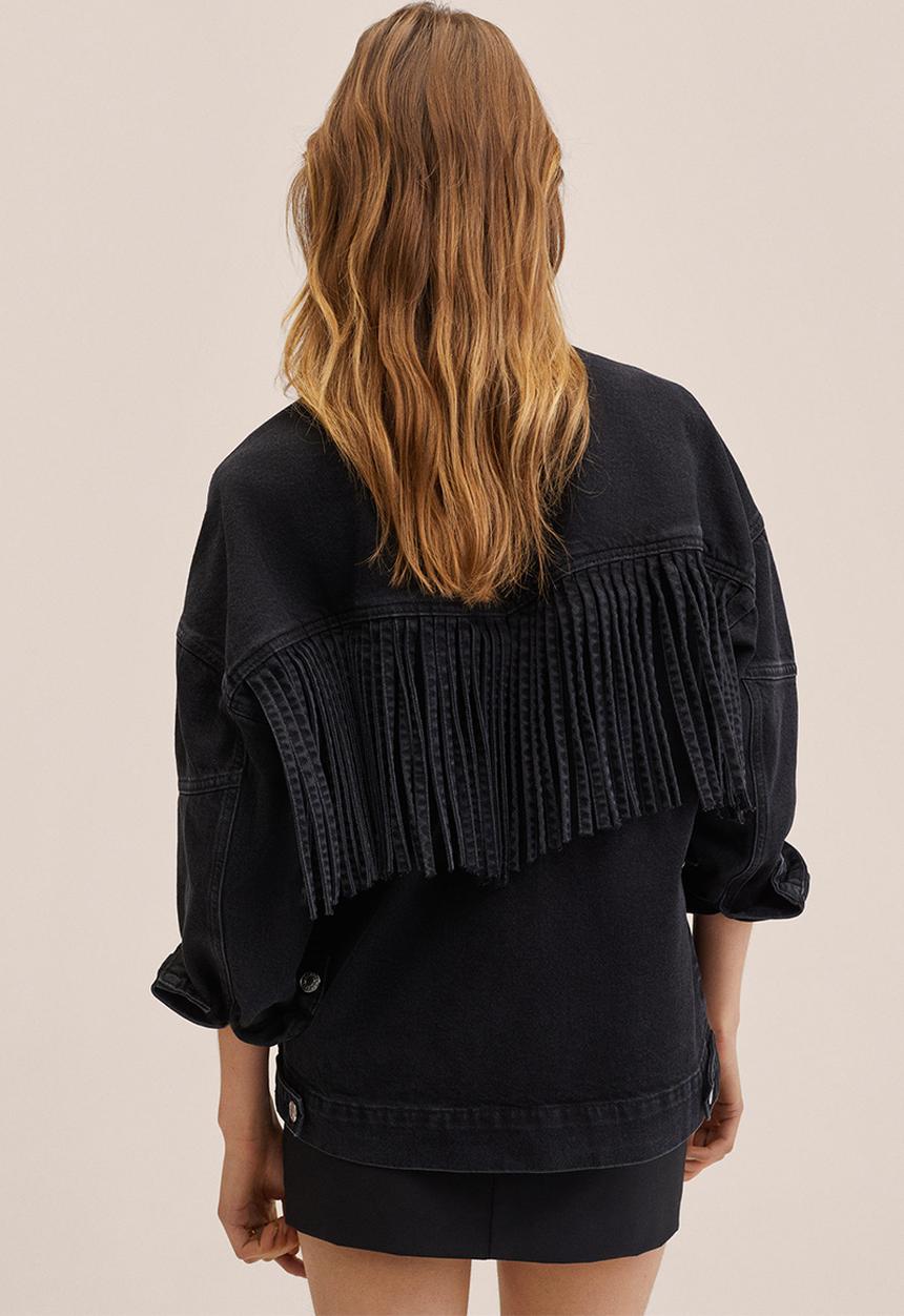 MANGO - Jacket flecos - dark grey