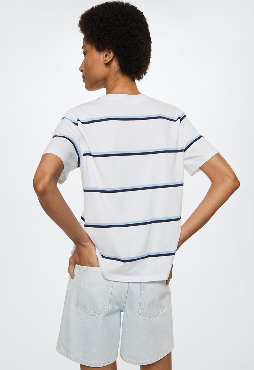MANGO - T-shirt bella-h - white