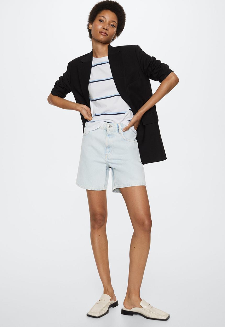 MANGO - T-shirt bella-h - white
